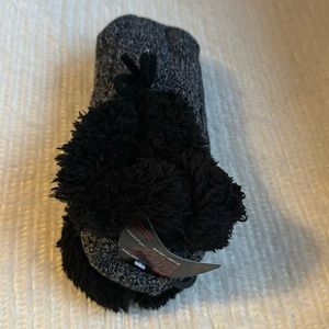 Slipper socks plush 4 - 10 slipper socks grippers faux fur